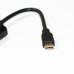 Yellow-Price 1080P Chipset Mini HDMI Male to VGA Female Video Converter Adapter Cable For PC DVD HDTV